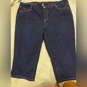 Plus size Capri jeans